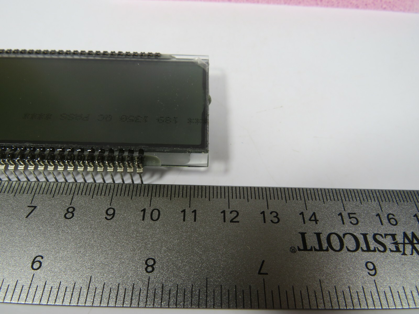 (4 NEW) LXD 87R3F84KG DIGIT SEGMENT LCD DISPLAY GLASS 115mm x 45mm