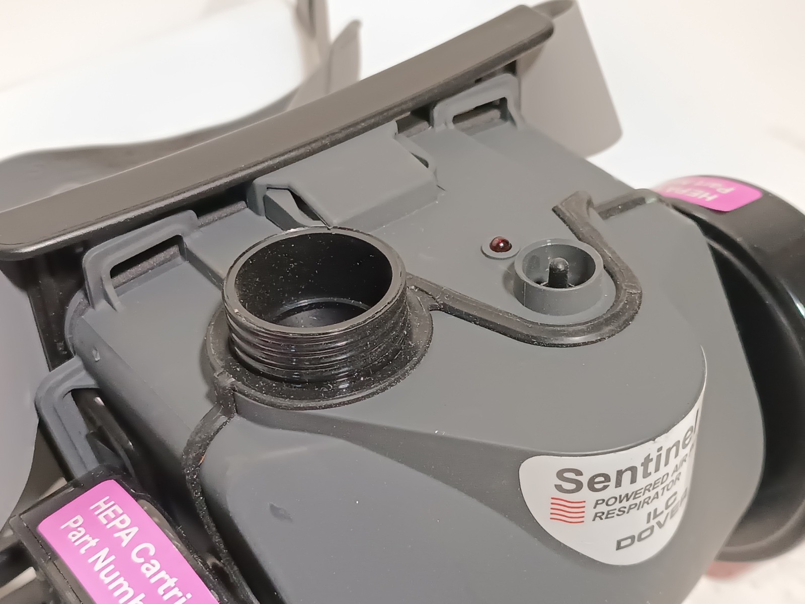 ILC Dover S-2002 Sentinel XL PAPR w/ S-2003 Rechargeable Battery, Belt, Filters