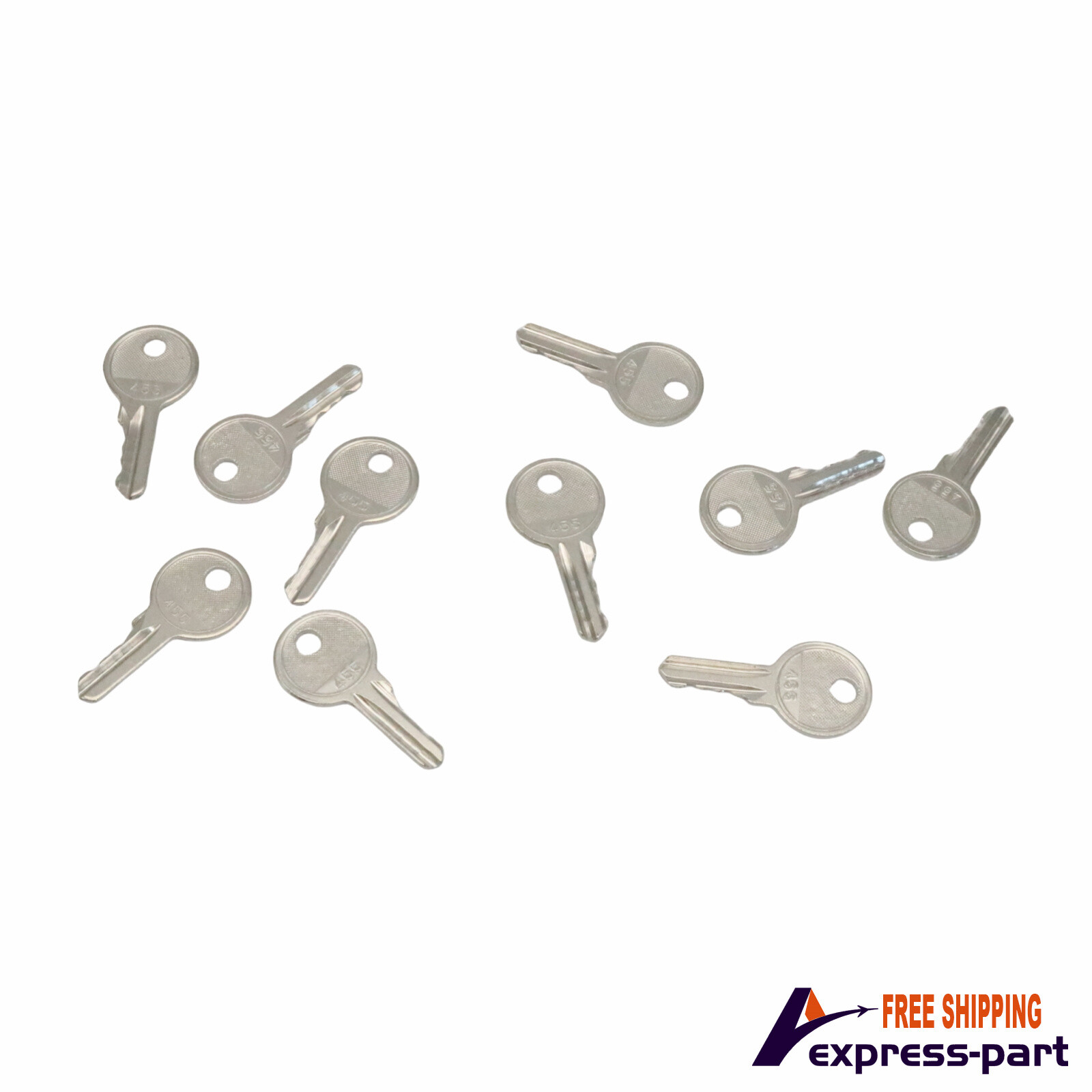 NEW 10 Keys 455 104466 FOR Genie Skyjack Snorkel Terex Vermeer Upright Lifts