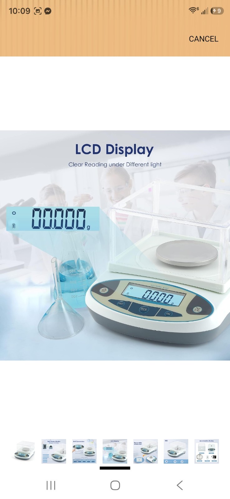 High Precision Lab Digital Analytical Balance Lab Scale 1ma Precision Electron..