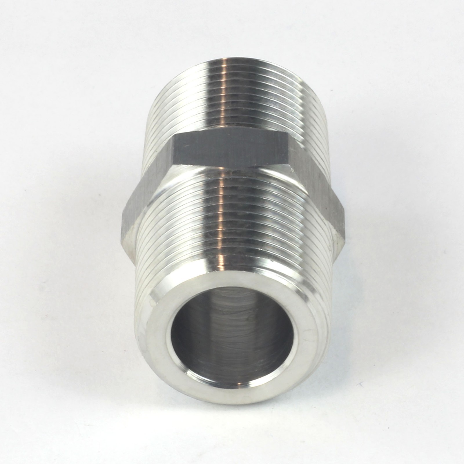 3/4″ NPT Male x 3/4″ NPT Male Hex Nipple Pipe Adapter Stainless Steel 304