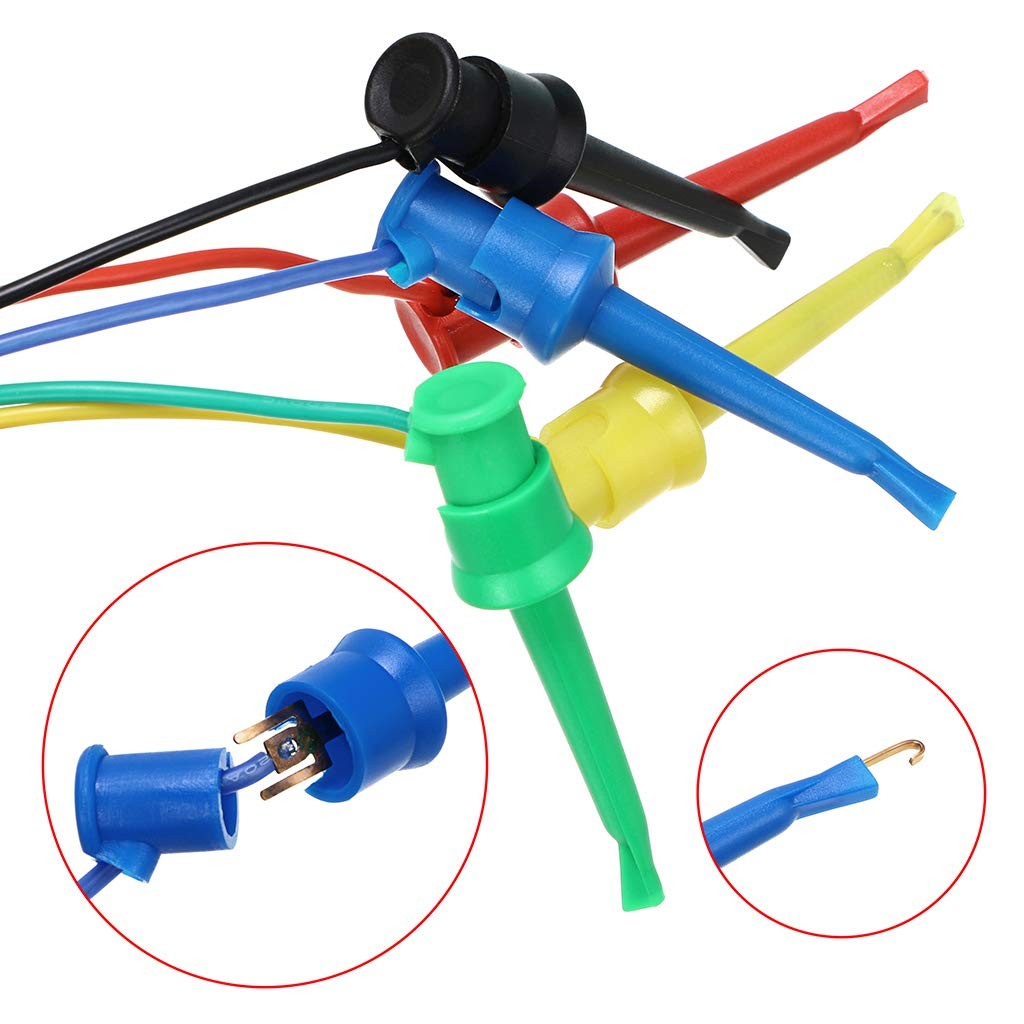 Dual Lead Multimeter Test Leads 5 Pcs Color Test Leads Electrical Test Hook