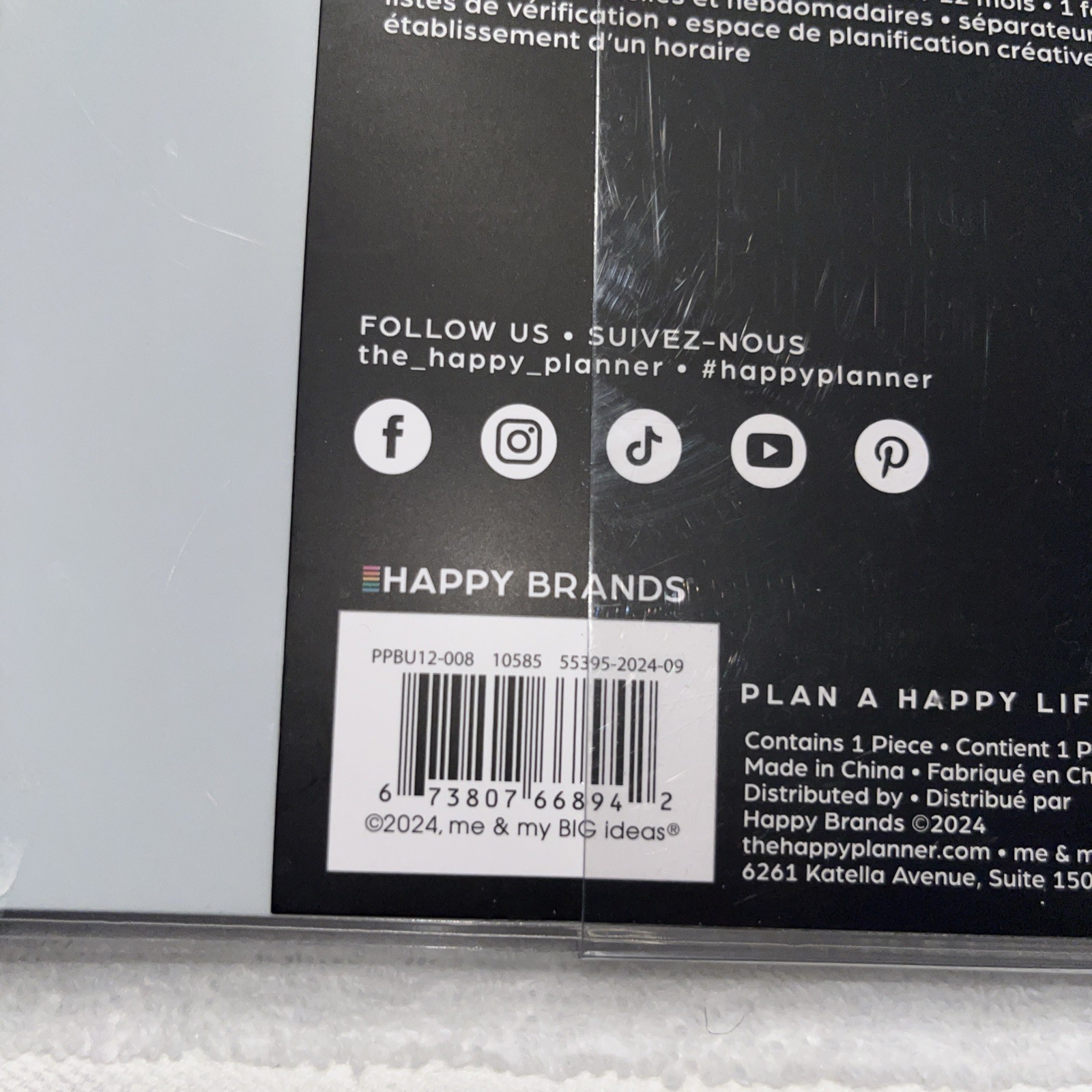 Happy Planner Big Teacher Layout 12 Months Undated