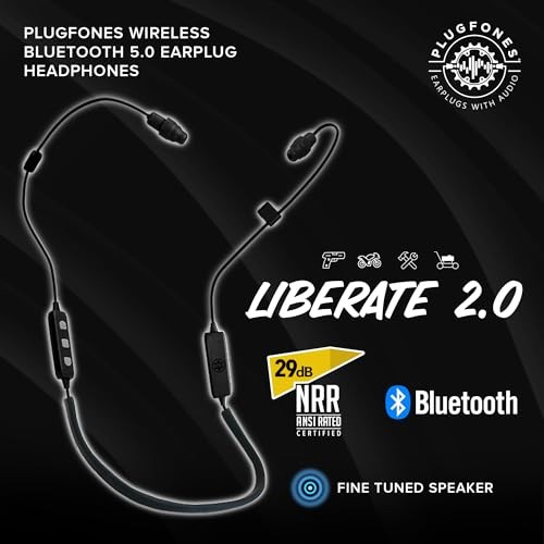 Plugfones Liberate 2.0 Wireless Bluetooth in-Ear Earplug Assorted Colors