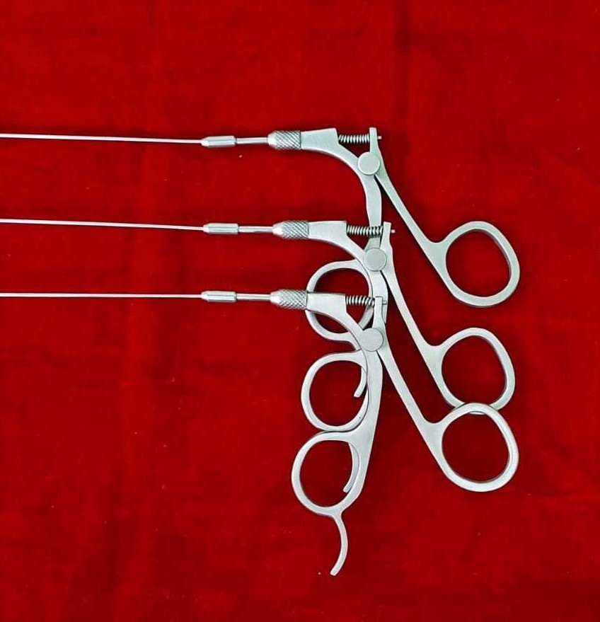 Hysteroscopy Semi Rigid Grasper 5fr 40cm SS Reusable Surgical Instruments – 3pc