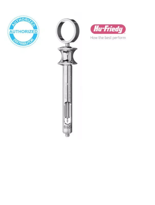 Hu-Friedy CW Style Dental Anesthetic Aspirating 1.8mL Syringe (SYRCW)