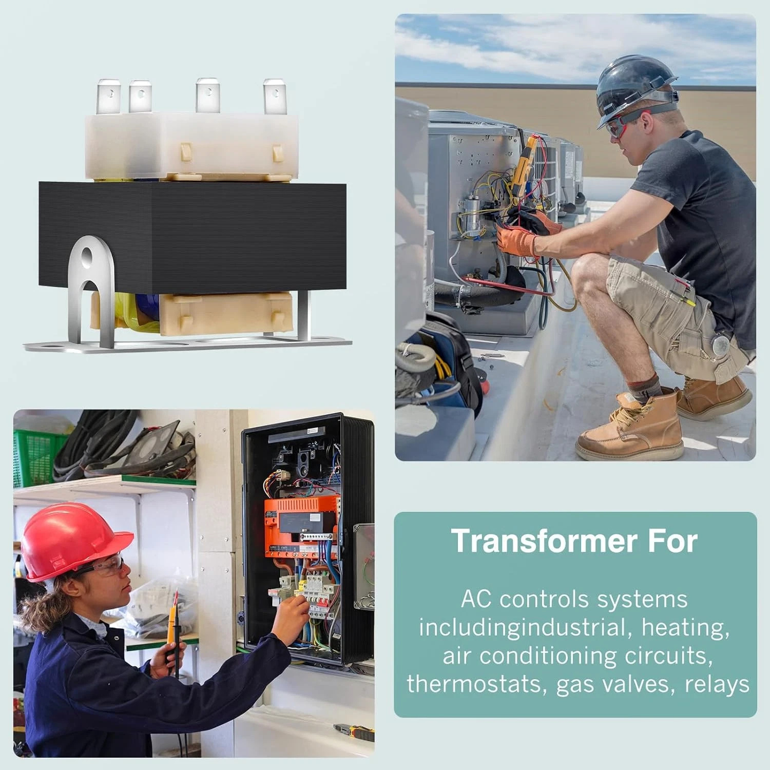 0130M00138S 240V to 24V Transformer Compatible with Furnaces/Hvac Equipment
