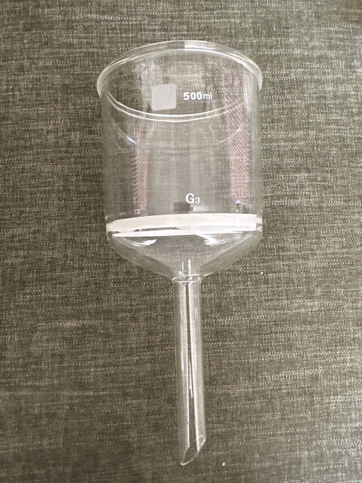 Chemglass & Pyrex Laboratory Filtration Funnels Lot G3 Fritted 600mL 350mL