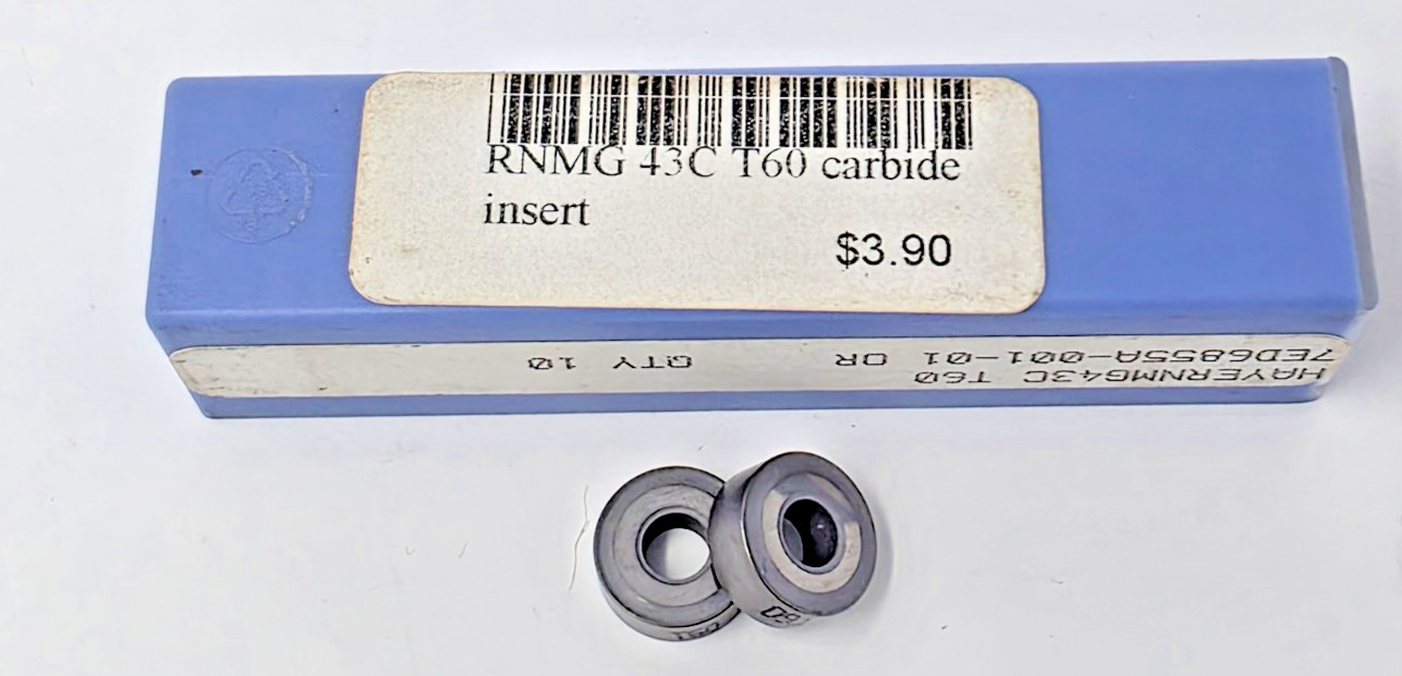 HERTEL RNMG 43C T60 Carbide Turning Inserts Box of 10