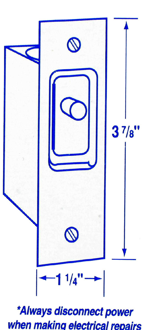 Lee All-Purpose Indoor Electric Door – Closet Light Switch 120V AC 6A # 209DN