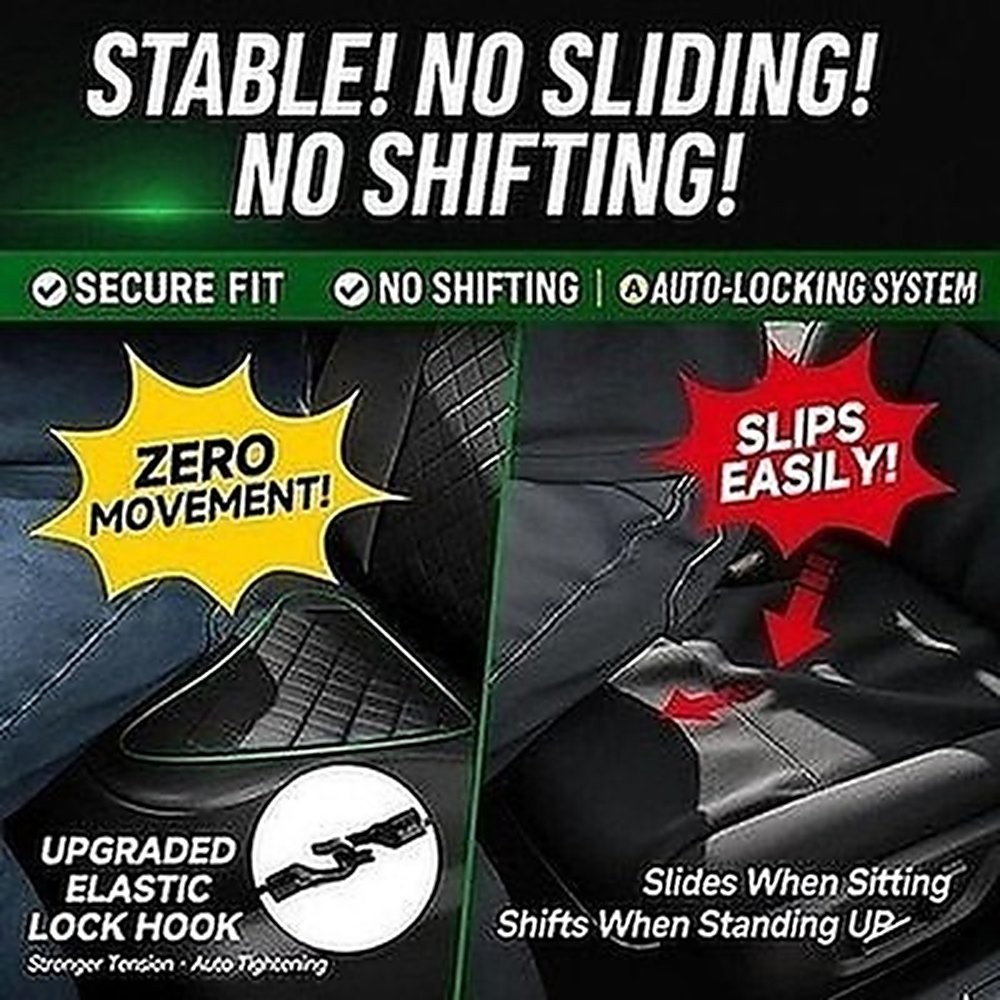 GIANT PANDA Front Seat Covers Toyota Tacoma 2016-2025 Double Crew Cab #R029