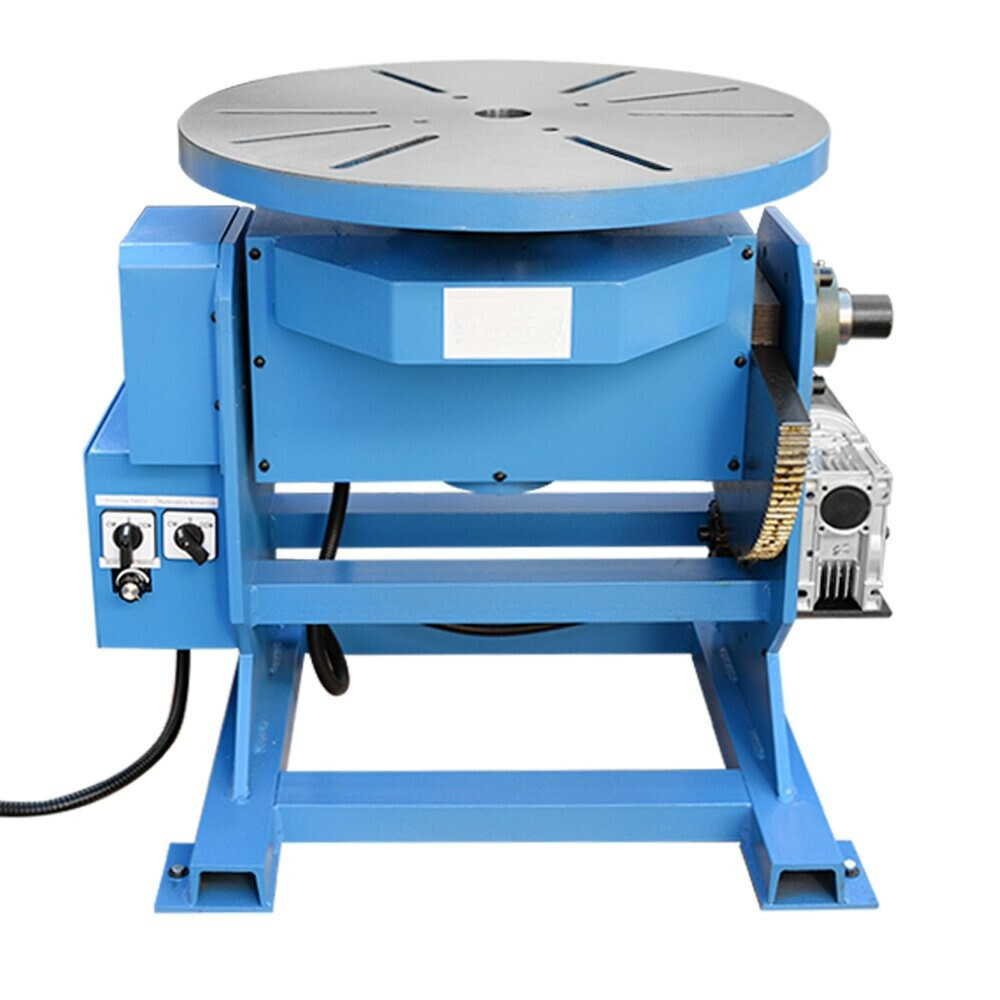 550-1100LBS Welding Positioner Turn Rotary Table Tilt 0-45-90 Degree 110V