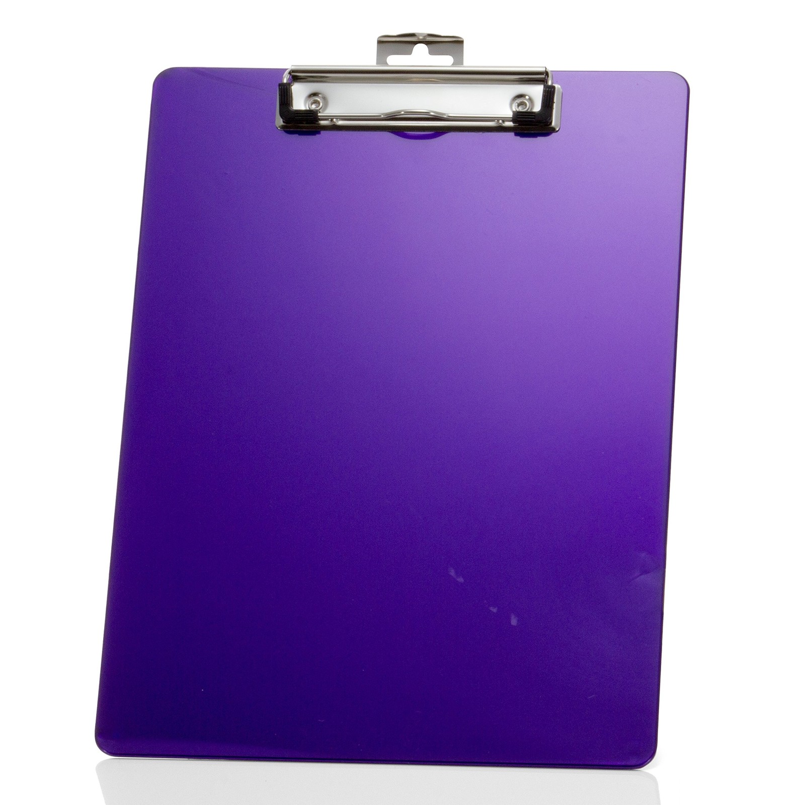 OIC Recycled Plastic Clipboard, Letter Size, Purple (83064)