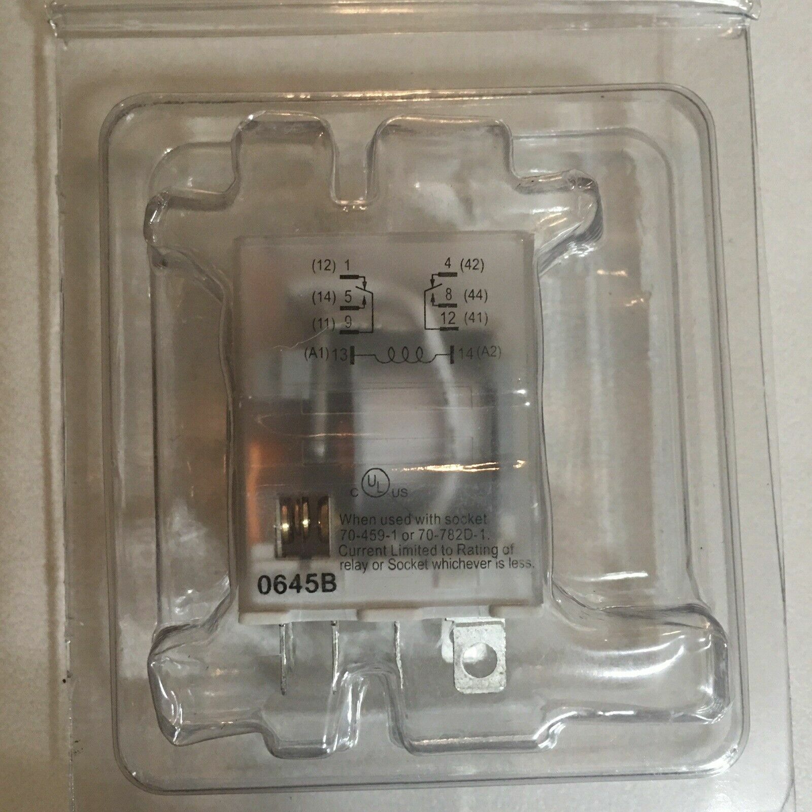 ICE CUBE RELAY-MAGNECRAFT 782XBXC-24A 2 Pole Relay, 24V AC
