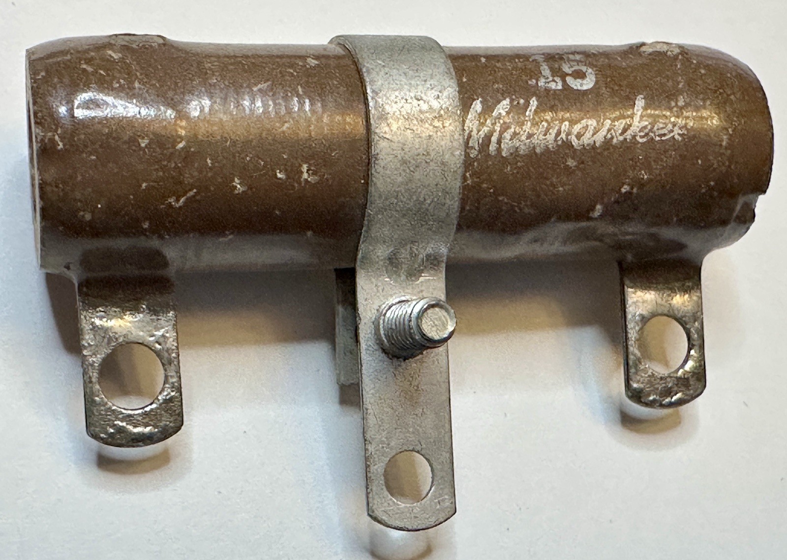 Lot of 13 Milwaukee 9-32-15A 15 Ohm 25W Adjustable Wirewound Resistors