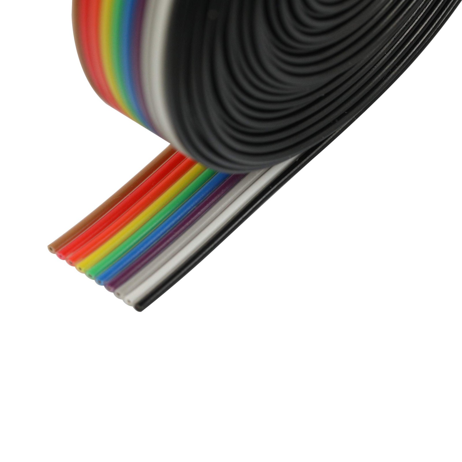 risingsaplings 10P 9.8FT 3 Meters 10 Wire Colorful (9.8FT), Rainbow