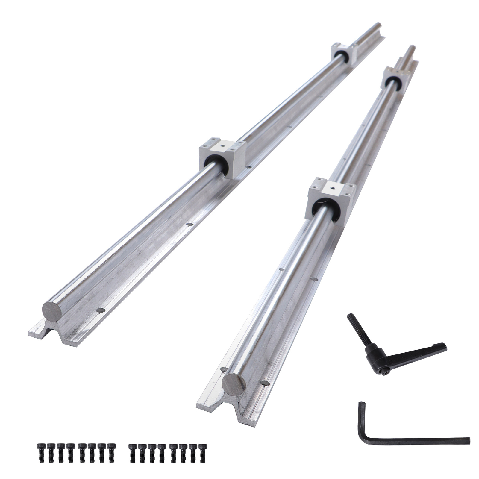 SBR16-1500mm Linear Rails +4 SBR16UU Blocks for CNC Router/Lathe