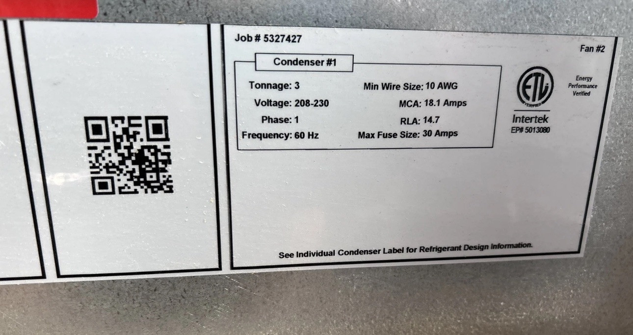 NEW CAPTIVE AIRE Make Up Air Unit Includes A/C Unit 220v 1 Phase