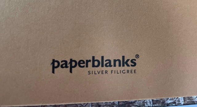 Paperblanks ~ Silver Filigree Collection ~ Hardcover Journal ~ 2 Metal Clasps