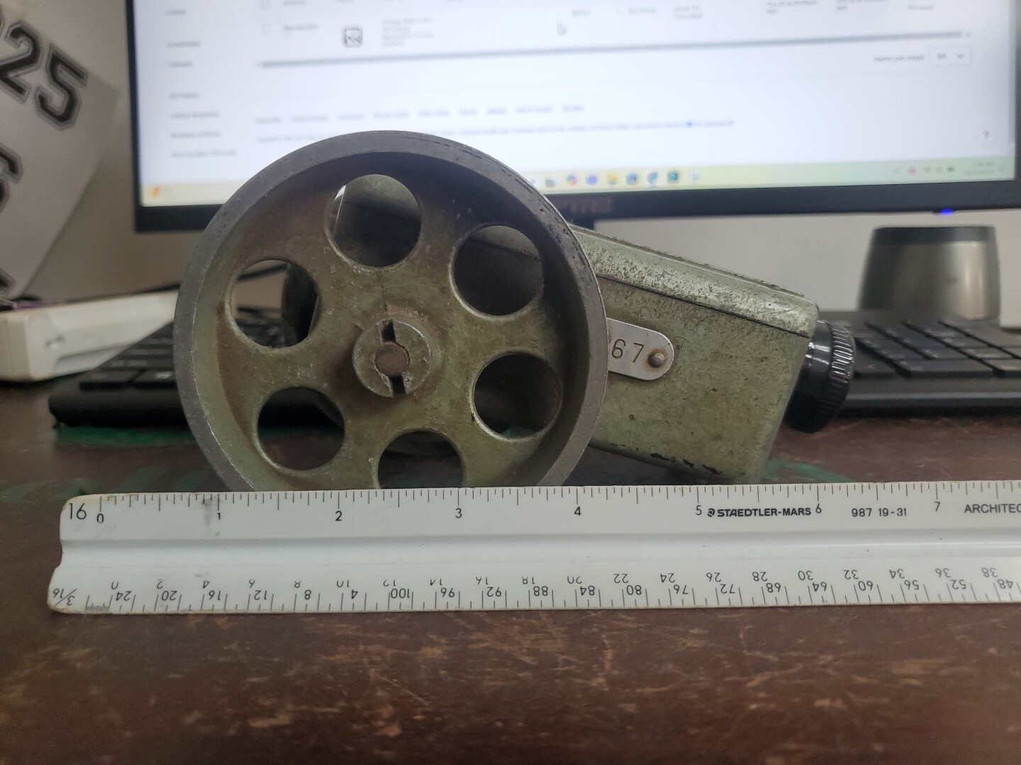 Vintage WAK 6-RLY-FW Analog Mechanical Counter (CX24C)