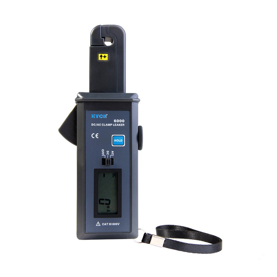 ETCR6000B AC/DC Clamp Leakage Current Meter with RS232 Interface 0mA-60.0A ✦Kd