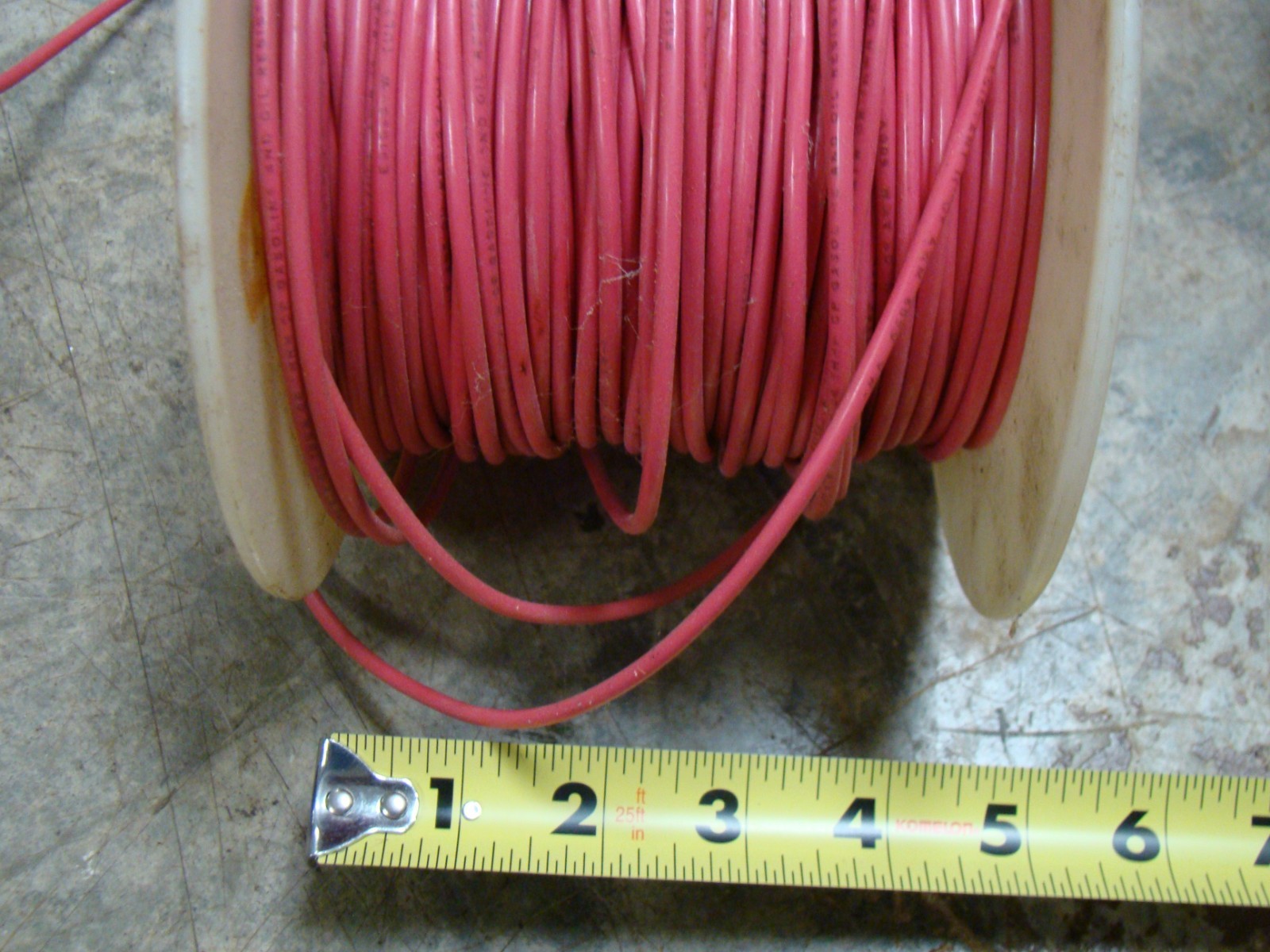 MIXED LOT SPOOLS ELECTRICAL WIRE 18 GAUGE 10 USED SPOOLS CAROL