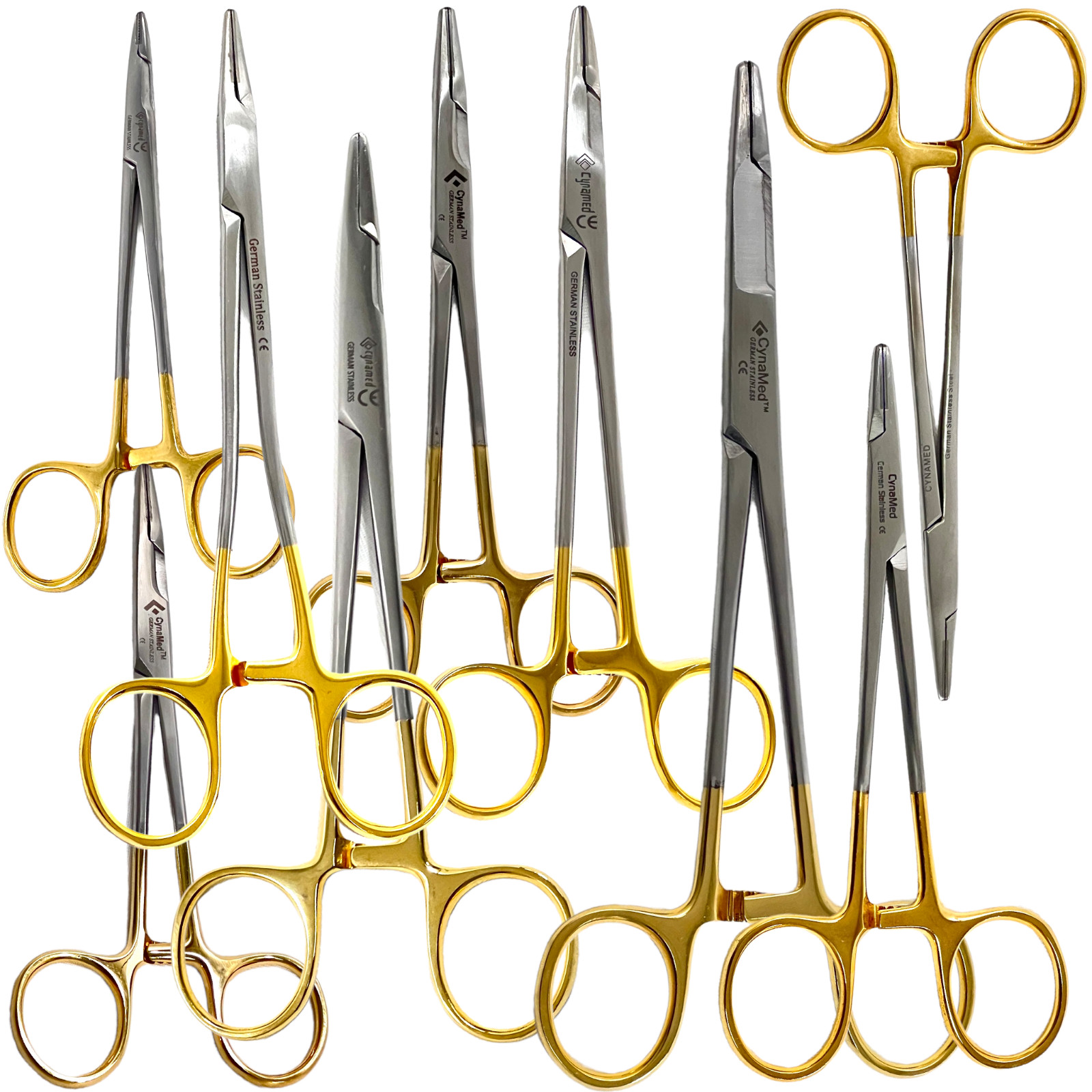 T/C Olsen Hegar Suture Needle Holder Driver Cutting Scissors Surgical Dental