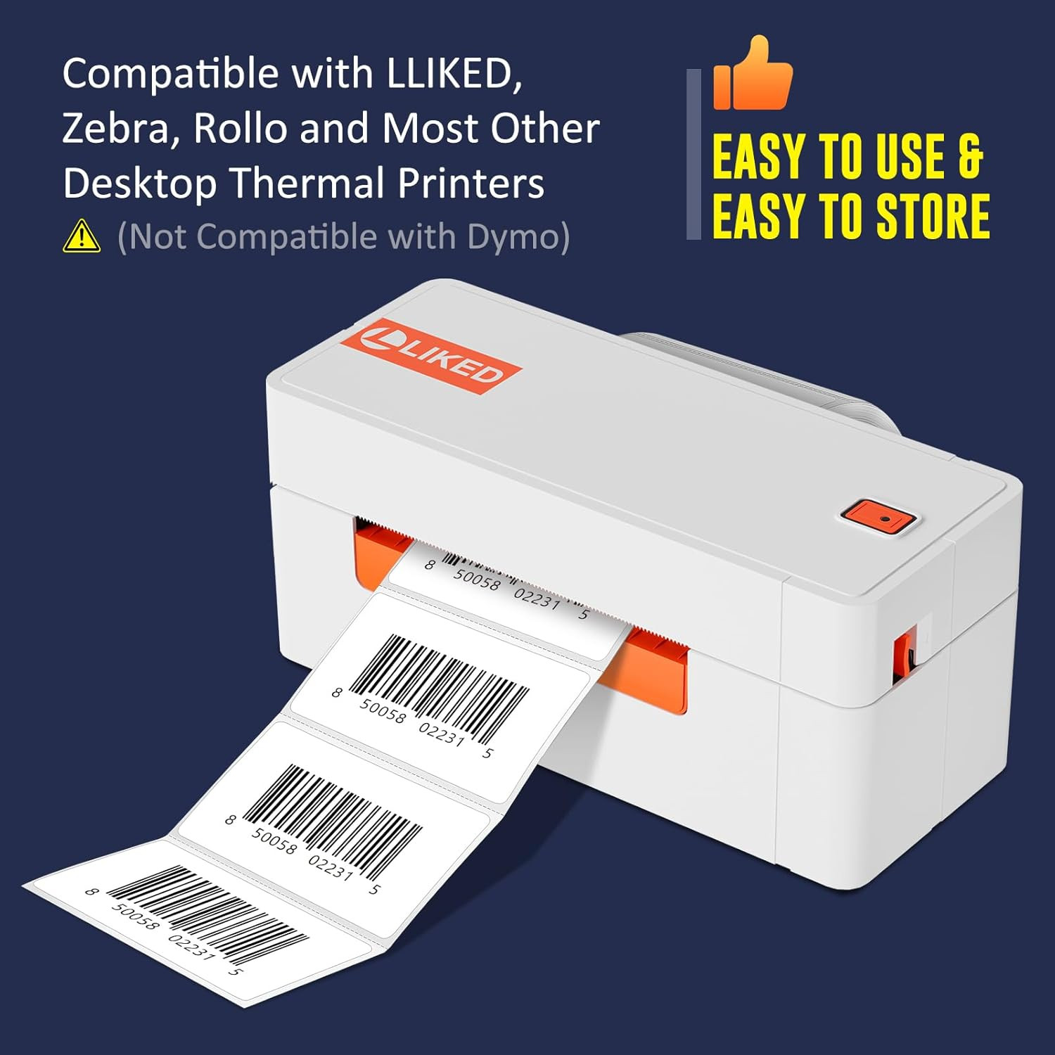 2.25″ X 1.25″ Direct Thermal Labels, Permanent Adhesive Barcode Address