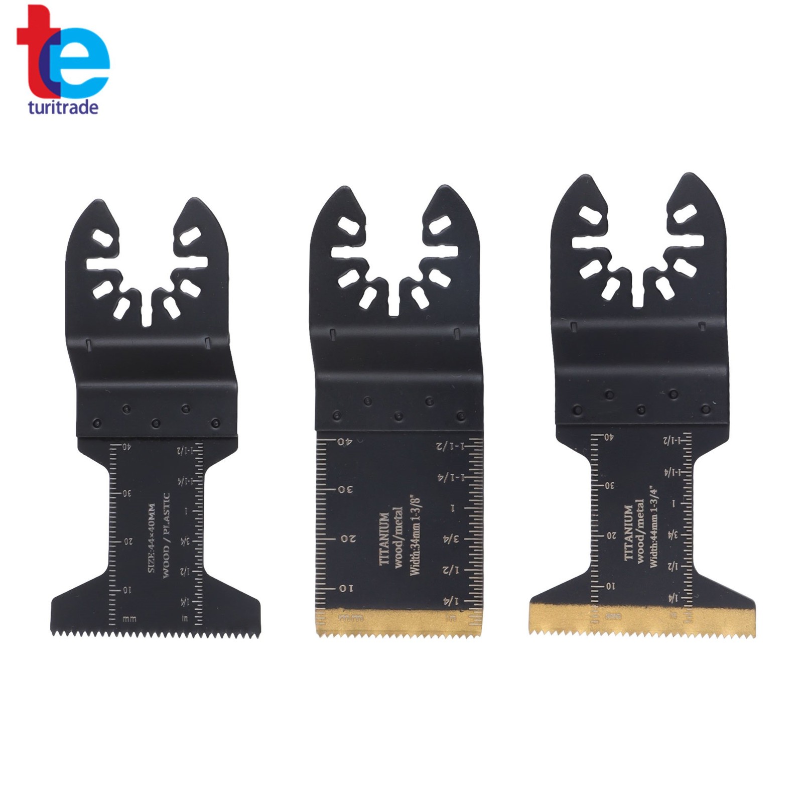 98 Pcs Multitool Oscillating Saw Blades Kit Cutting Blades and Sandpaper