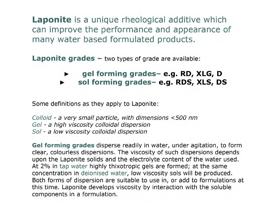 NEW 1kg 2.2lbs BYK Laponite RD Purified Synthetic Clay Powder Rheology Additive