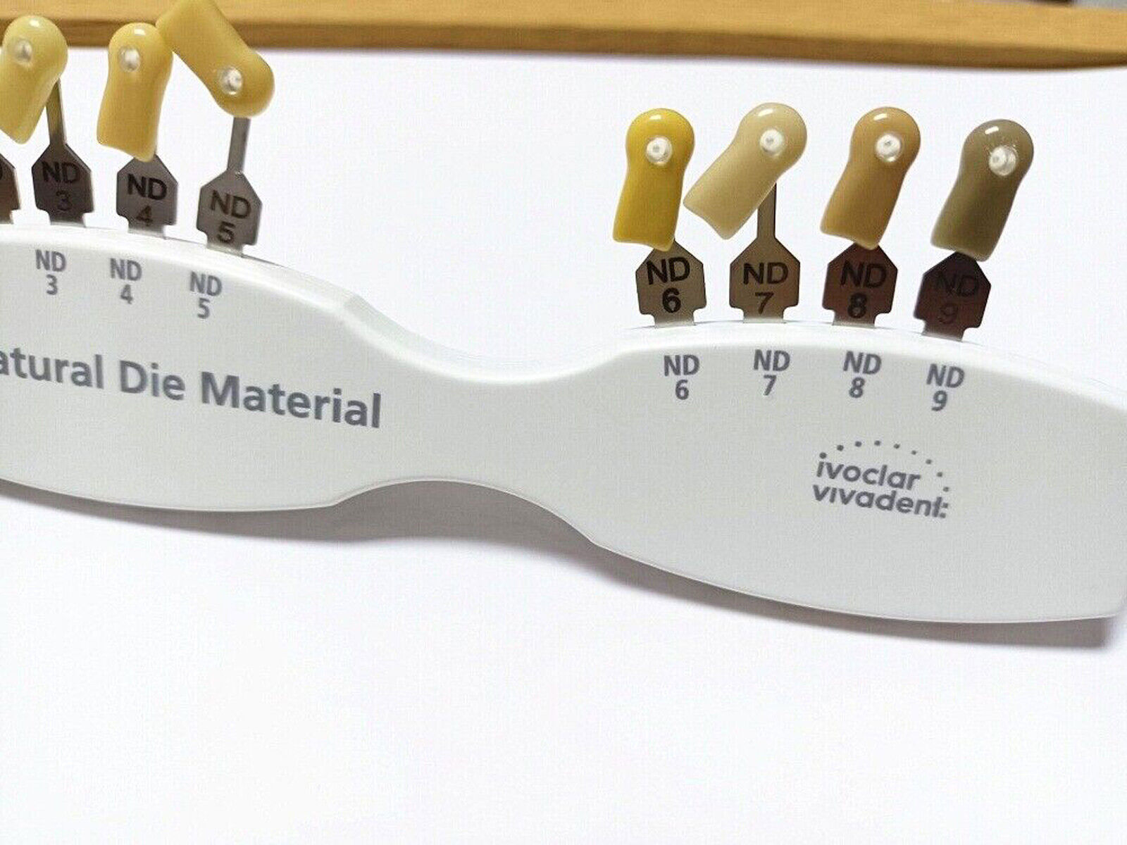 Dental IPS Natural Die Material Shade Guide Ivoclar Vivadent ND1-9 Abutment