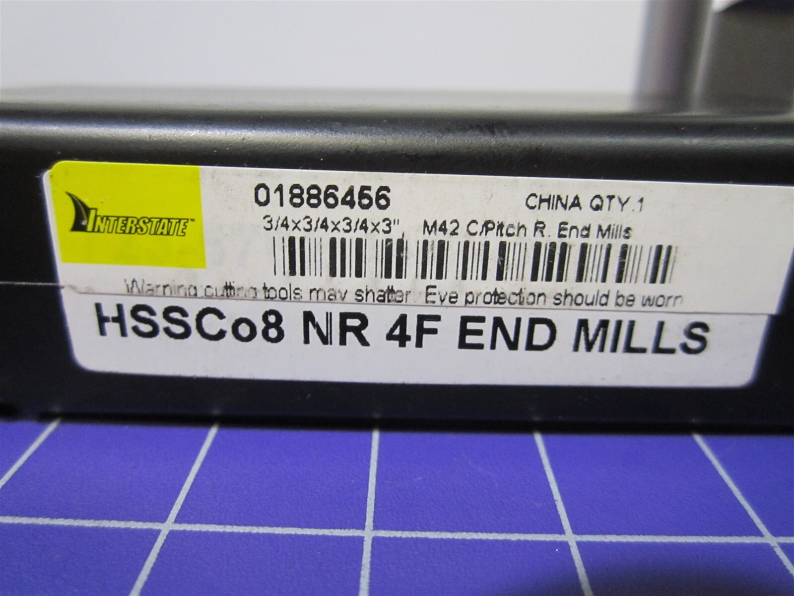 3/4″ HSSCo8 Roughing End Mill 4F 3/4″ LOC RH 3″ OAL