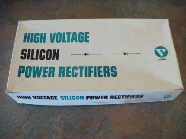 LOT (10) H1804 High Voltage 30KV Rectifier Diodes made by VARO — New and Unused