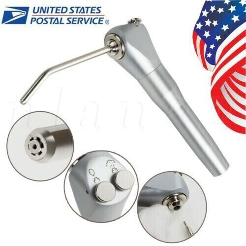 Dental 3 Way Air Water Spray Triple Syringe Handpiece w/2 Nozzles Tips Tubes US