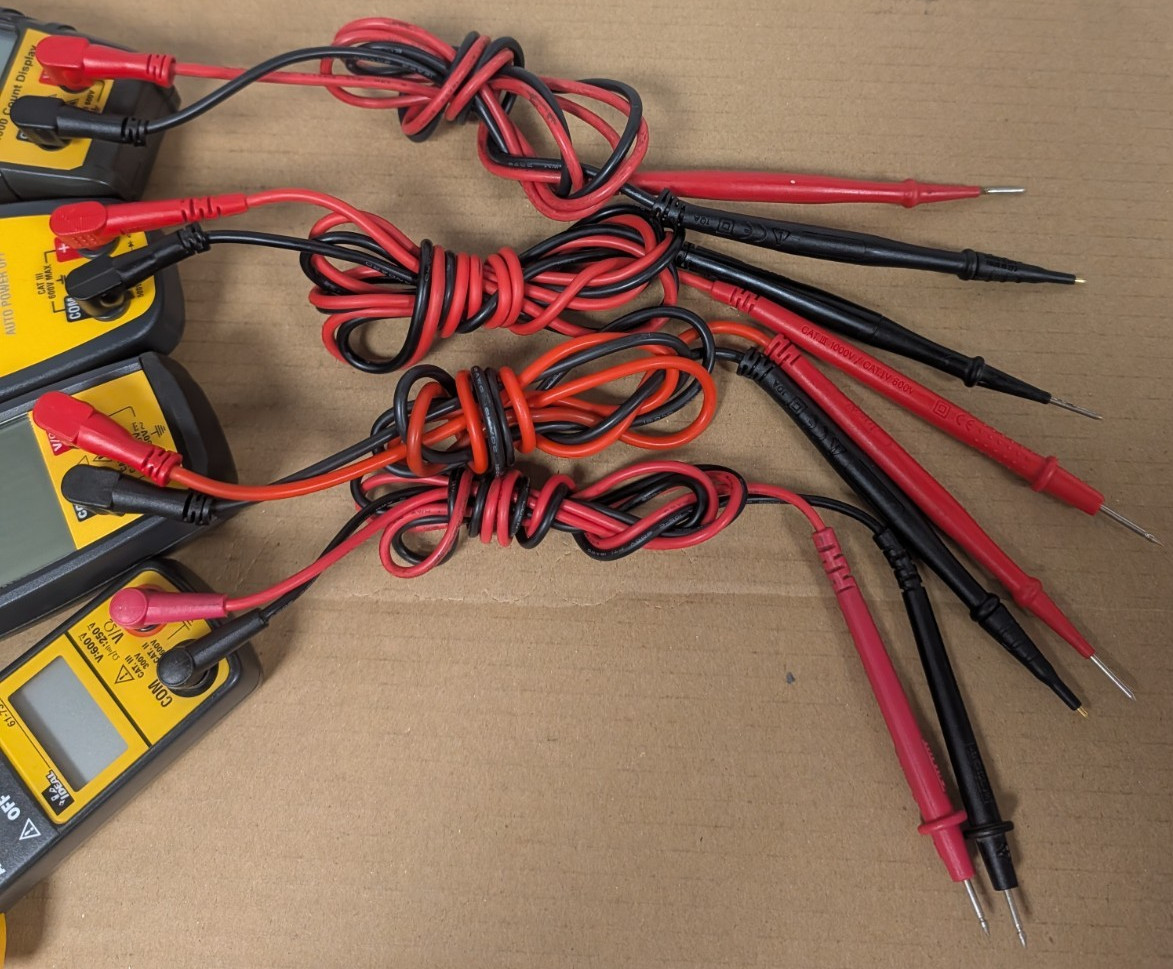 (BIG LOT OF 7) Ideal Clamp Meter Digital AC/DC (UNTESTED)
