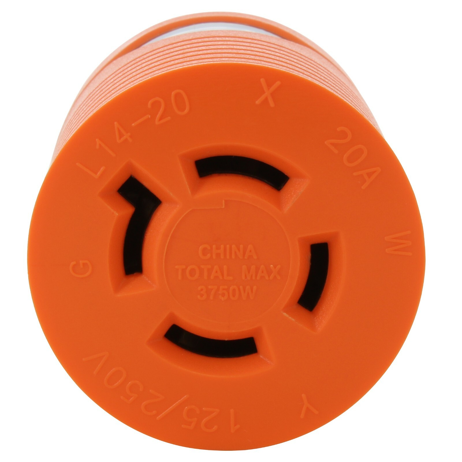 30A 125V NEMA TT-30 Male Plug to 20A 125/250V NEMA L14-20 Female Adapter