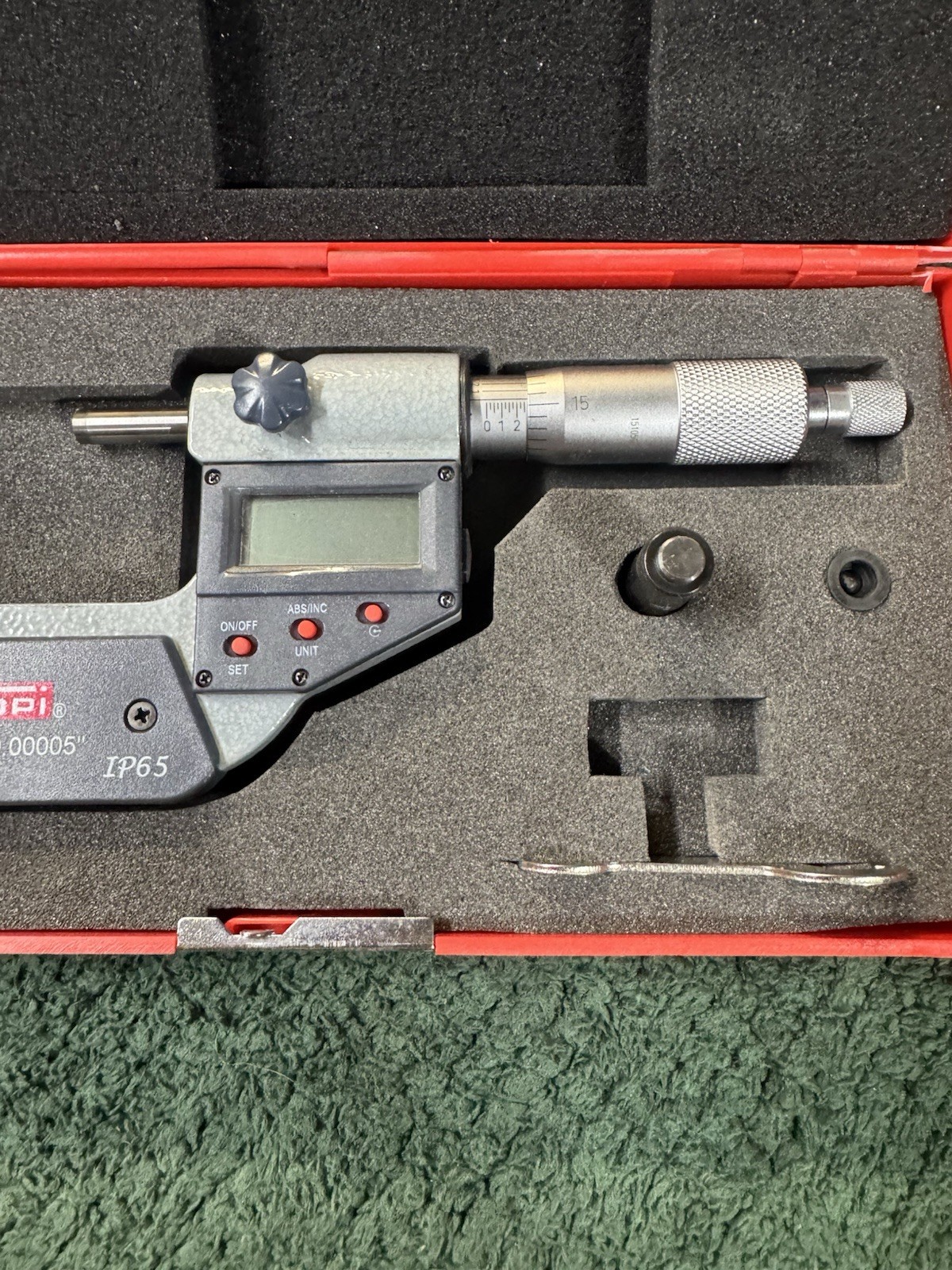 SPI 13-732-3 Digital Outside Micrometer: IP65!! 1-2″ !!!