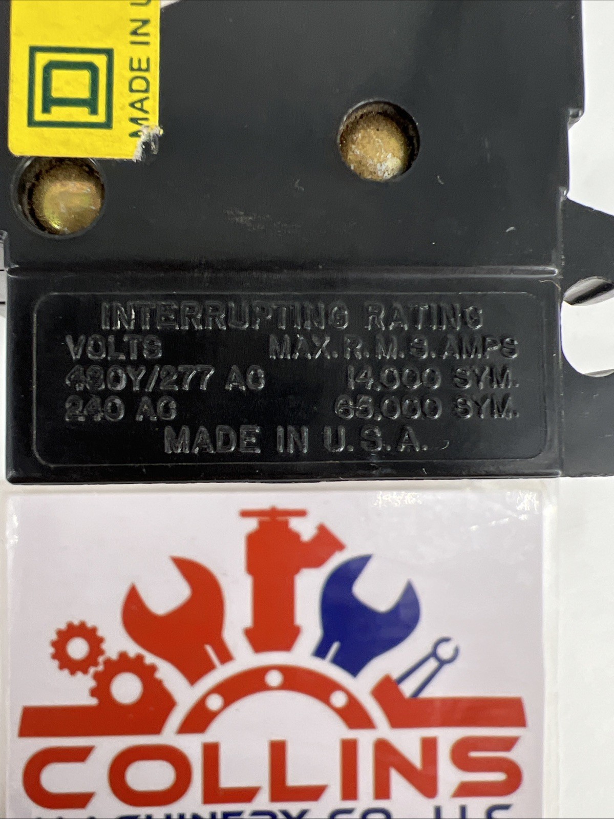 Square D EHB34030 Circuit Breaker, 30A, 480Y/277V, 3 Poles, 3 Phase,Bolt-On, USA