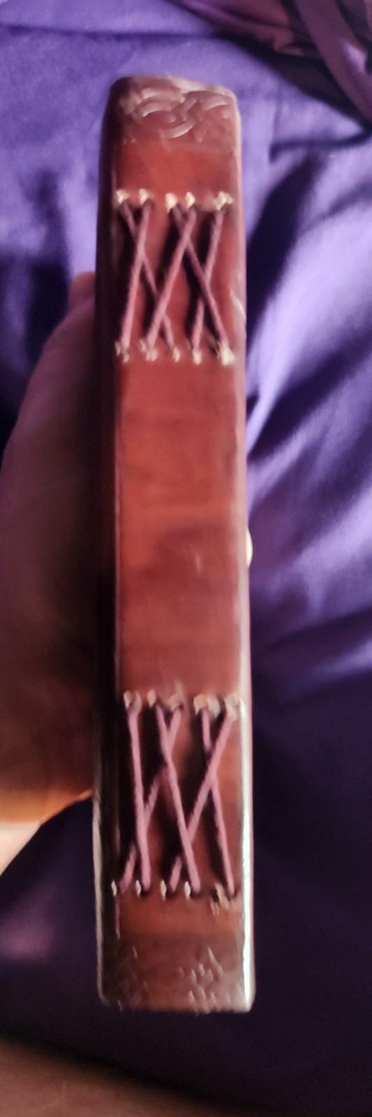 Handmade Embossed Leather Journal Dragon Design Diary Rustic Brown