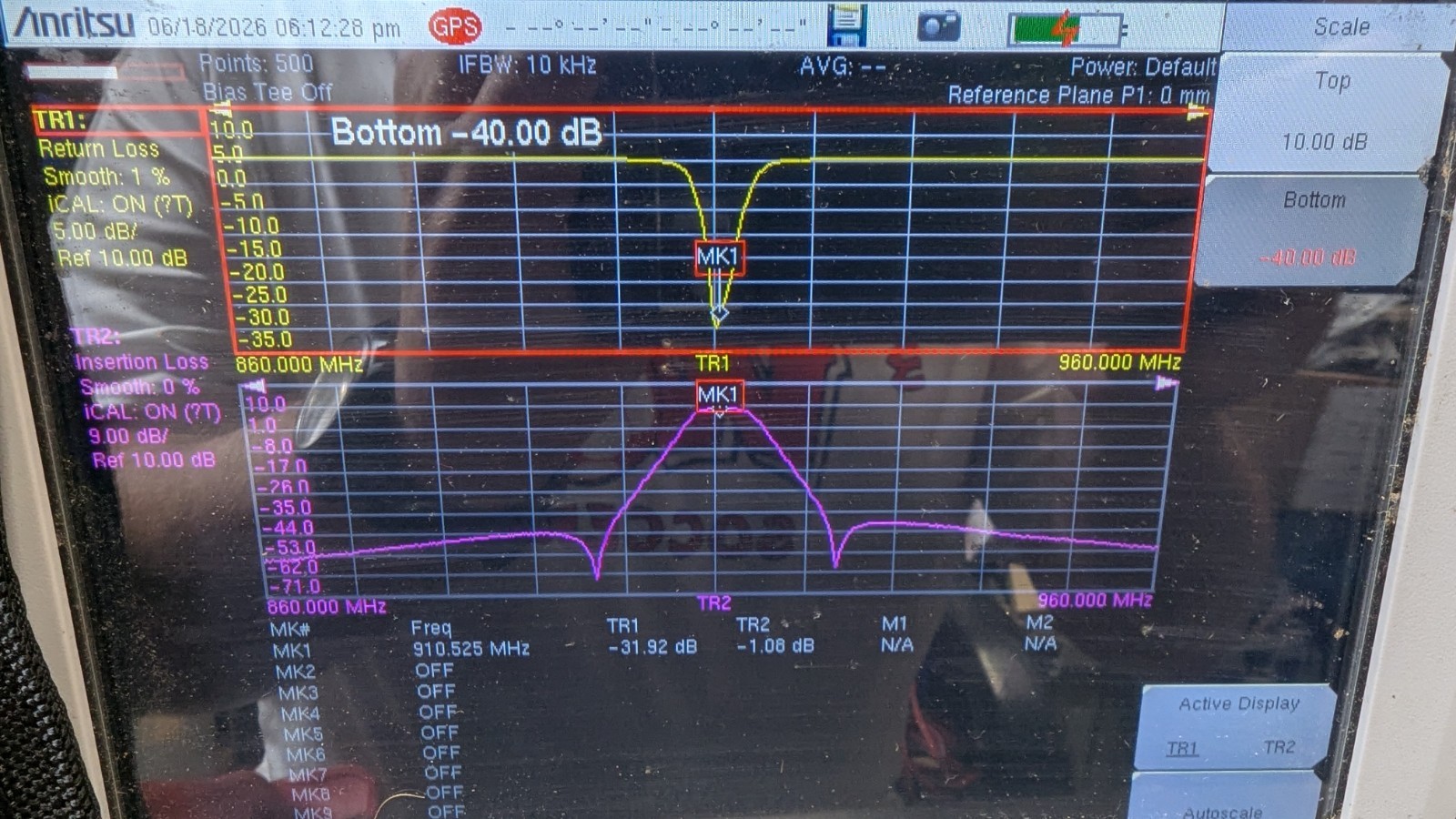 MeshCore Cavity Filter 910.525MHz @ ~1.1dB IL