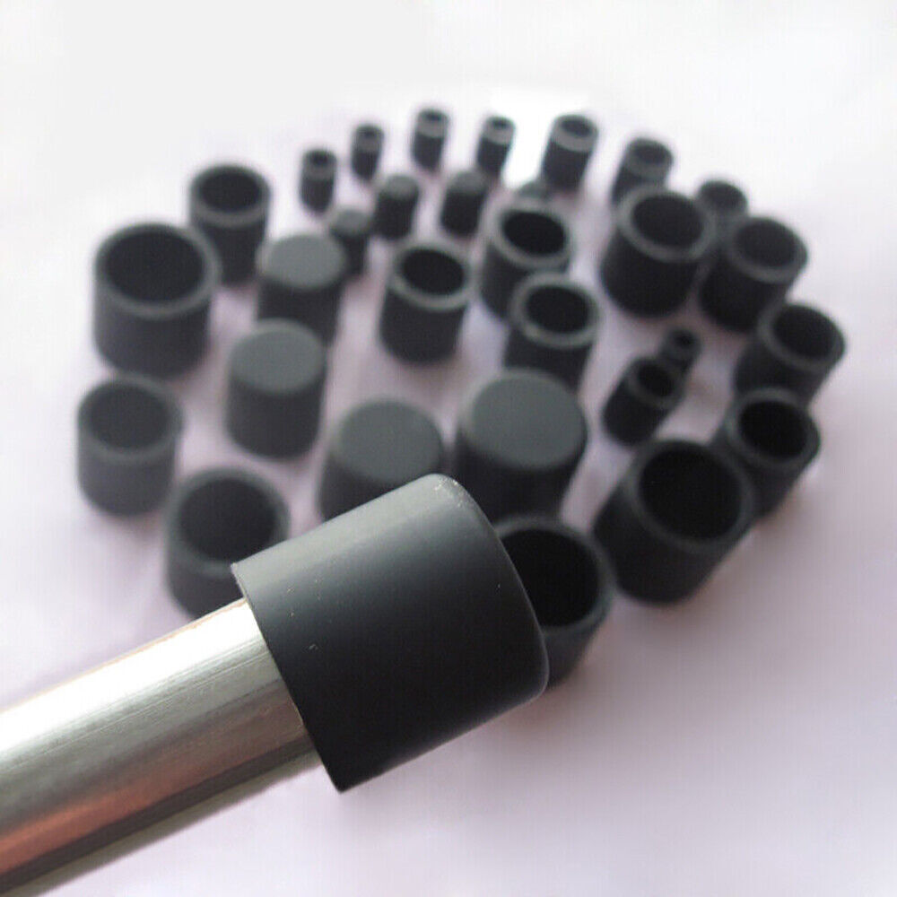 Round Rubber End Cap Black,Caps Tube Pipe, Rubber Blanking Stopper ID 6mm~76mm