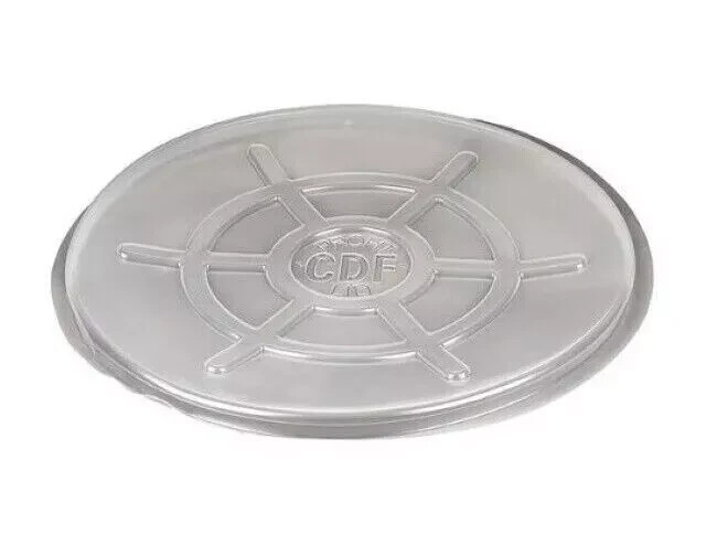 55 Gallon Drum Barrel Lid Snap-On Clear Flexible Cover Plastic Tight Head NEW