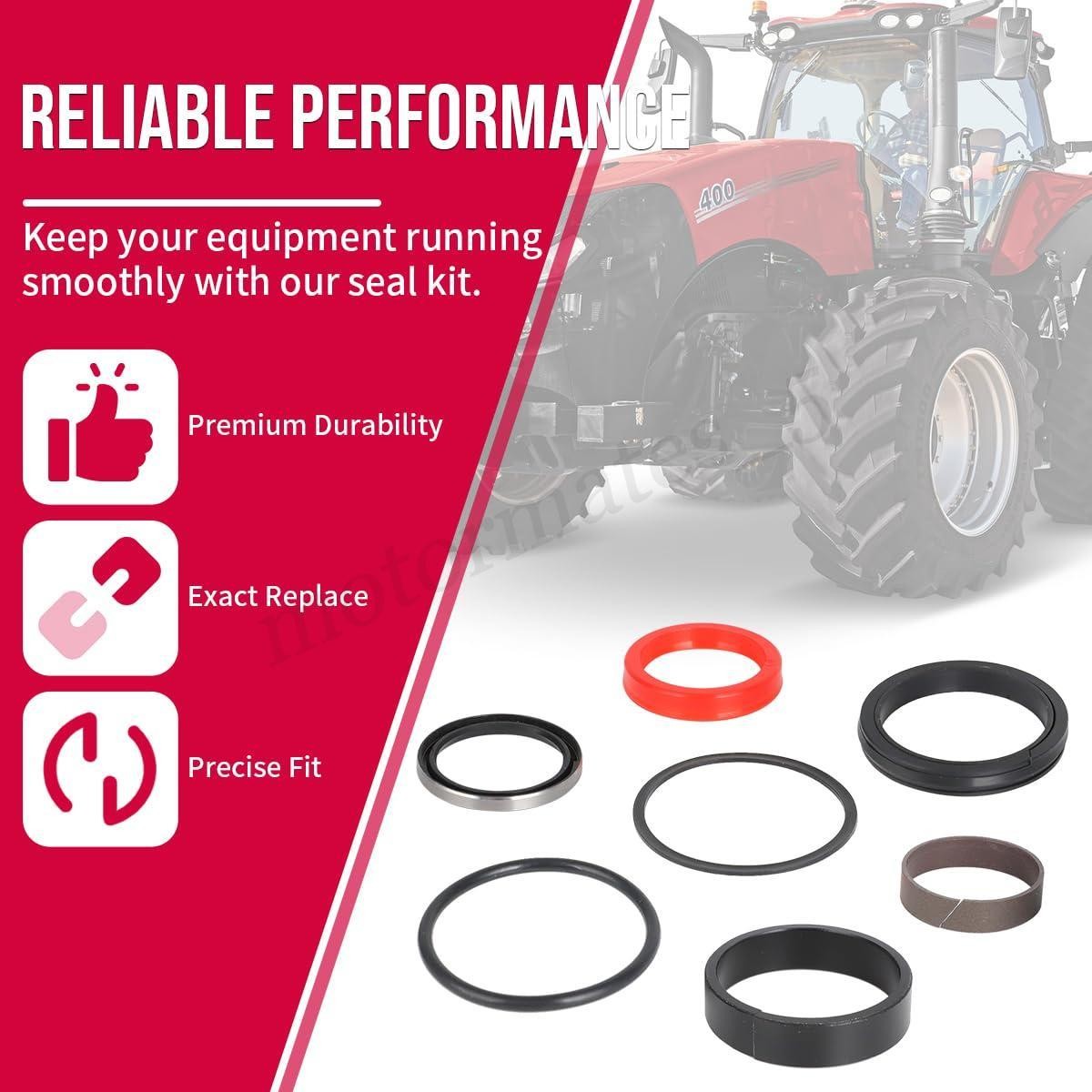 87311857 For Case-IH & New Holland Replacement Seal kit 2″ Bore w/ 1-3/8″ Rod US