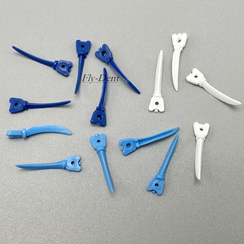 Dental Tulwar Wedges Sectional Matrix System Plastic Diastema Wedge Refill 40Pcs