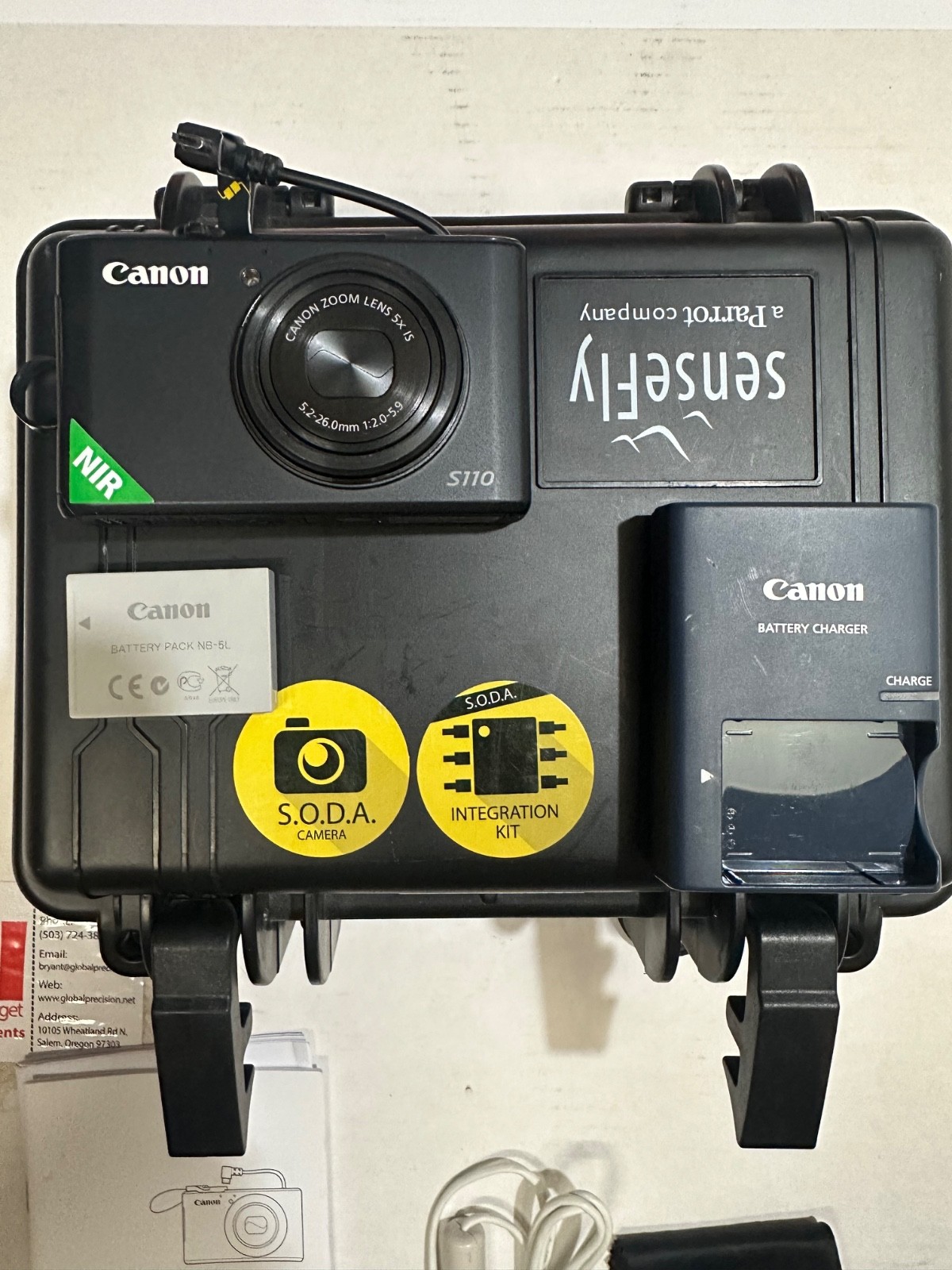 Parrot senseFly Near Infrared (NIR) Canon S110 Powershot S.O.D.A. kit for Ebee