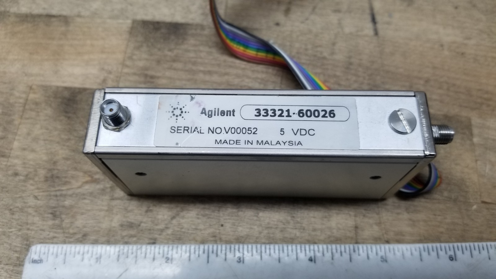 Agilent HP 33321-60026 DC-3GHz 70dB 5V Programmable Step Attenuator #2
