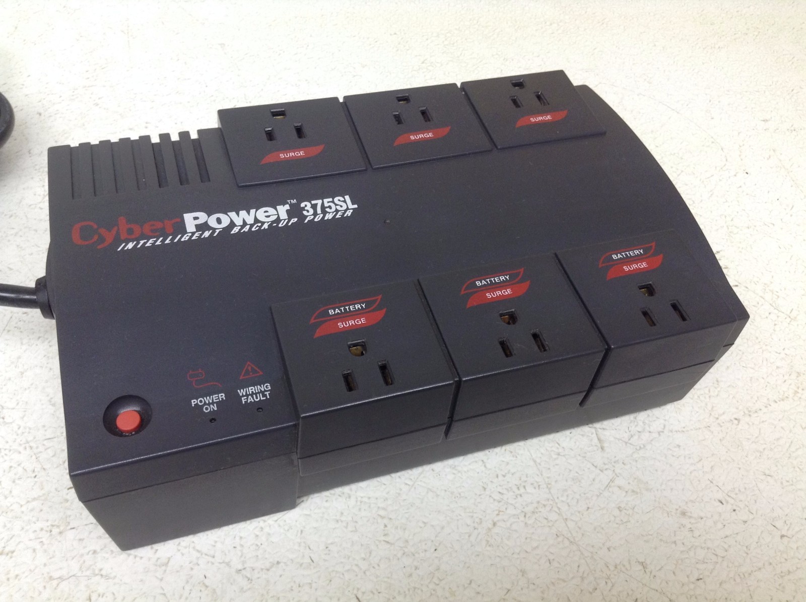 CyberPower 375SL Intelligent Back UP Power 120 VAC Cyber Power