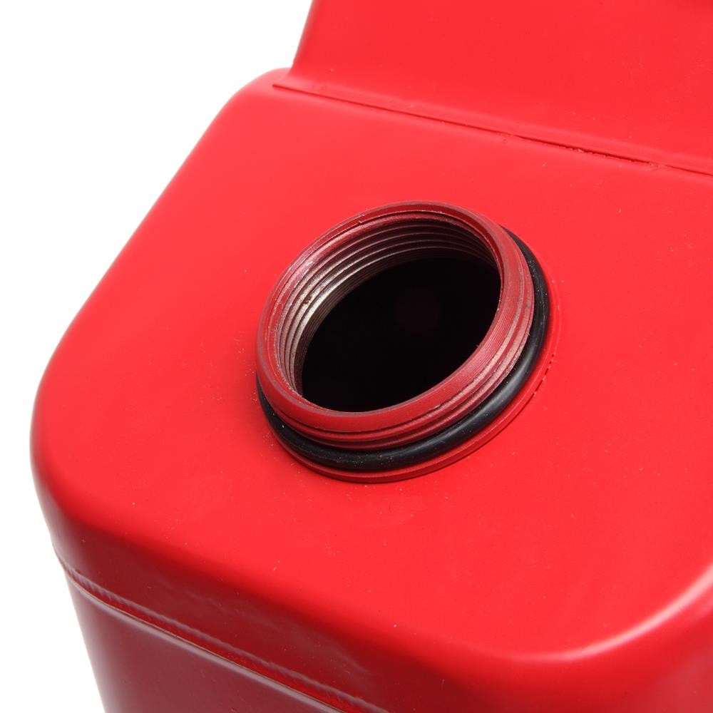 New Red 20L 5 Gal Gas Fuel Can Fuel Gasoline Steel Tank + Spout Leak-Proof