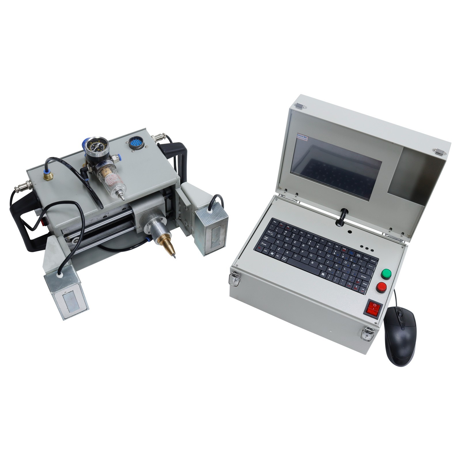 110V Pneumatic Engraver 5.1×1.9in Marking size Metal Marking Engraving Machine