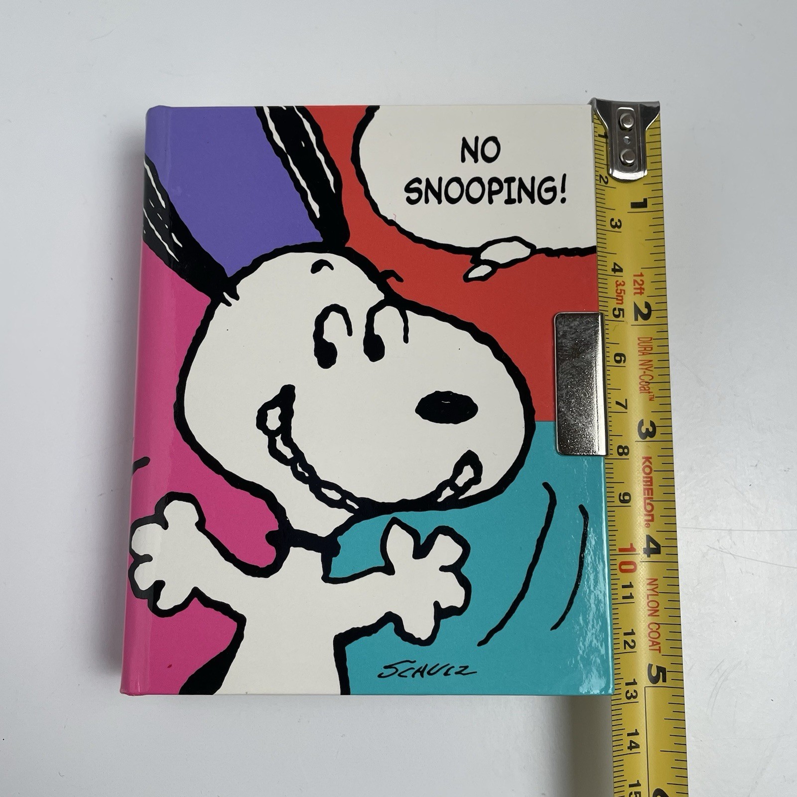 Vintage Hallmark Snoopy Peanuts Diary No Snooping with Easy Combination Lock